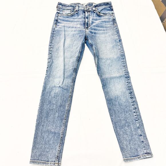 Rag & Bone Nina High-Rise Ankle Skinny Norwalk Denim Jeans Size 27 - Picture 2 of 8